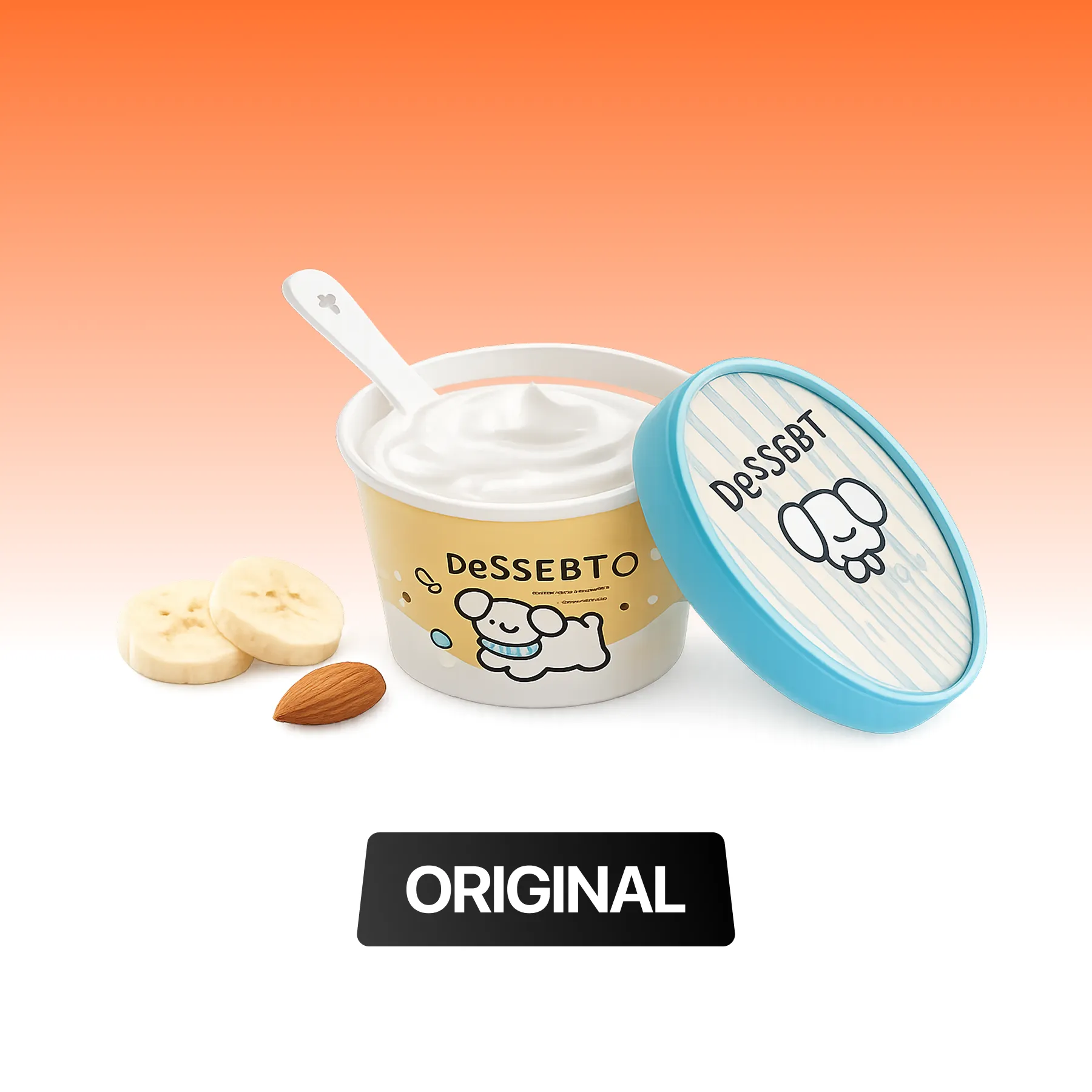 dessert cup green apple